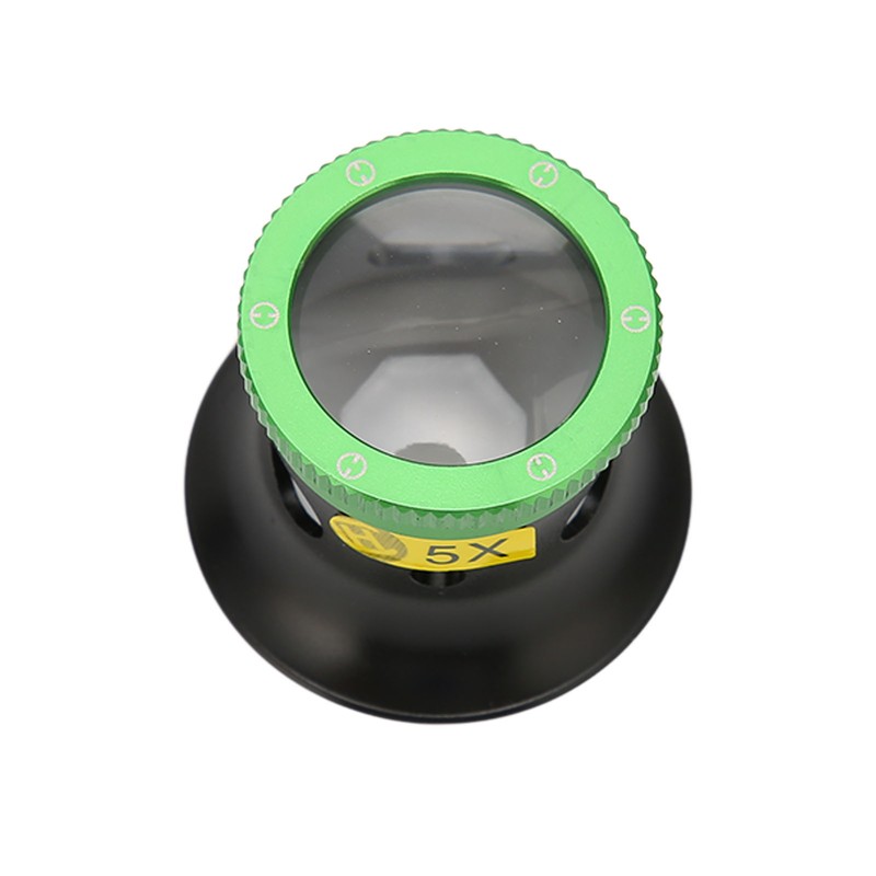Eye Loupe 5X Magnification Aluminium Alloy Sapphire Glass Wear Resistant