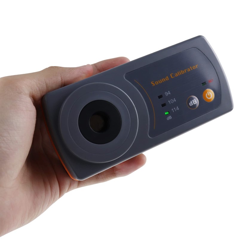 Precise Sound Level Calibration: 94dB, 104dB, 114dB Calibrator for Professional