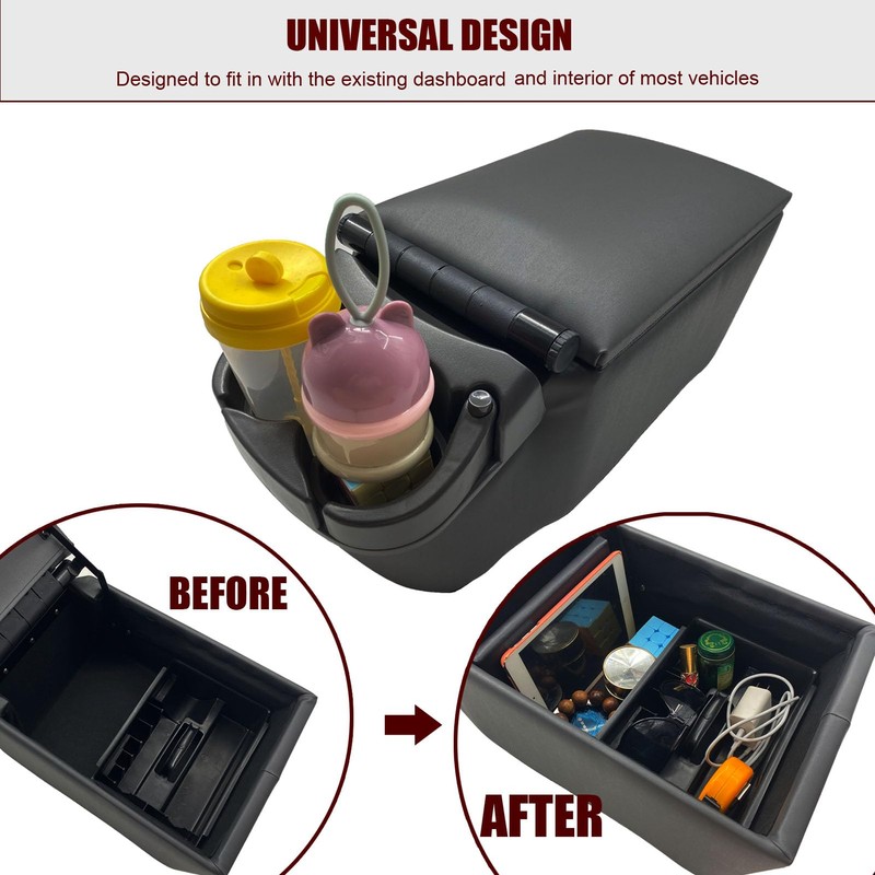 OBUYTO Universal Truck Seat/Bench Contractor Center Console Business Organizer and