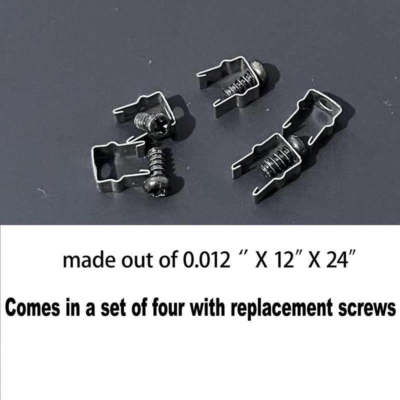 4PCS Replacement Metal Mount Clips Compatible with Shark IQ and