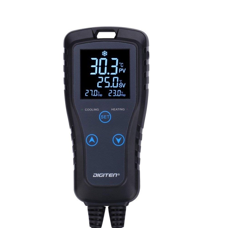 DIGITEN Chest Freezer Refrigerator Digital Temperature Controller 2-Stage Thermostat Outlet