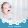 EurCross Clear PEVA Bathroom Shower Curtain Liner 64x72 inch, Waterproof