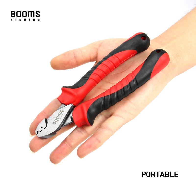 Booms Fishing CP2 Fishing Crimping Tool for Single-Barrel Sleeves, with