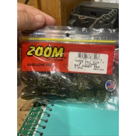 Zoom Lizard Model 002 Fishing Bait Soft Plastic 6" 9 Pack
