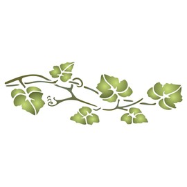 Vine Stencil, 8.5 x 3 inch - Classic Flower Border