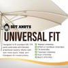 SGT KNOTS Patio Umbrella Bungee Strap Cord with Ball -