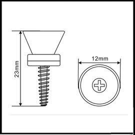 Leanockesa 6 pack Guitar Strap Buttons Lock Pins Guitar Metal Strap Buttons Metal End Pins with Mounting Screws for Acoustic Guitar, Electric Guitar, Bass, Ukulele(Black, Gold, Silver)
