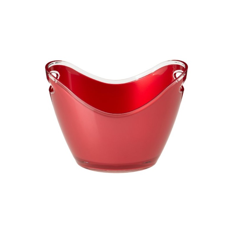 Prodyne Vino Gondola Wine Bucket, Red, 2 Bottle