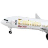 DCD Boeing 777F Commercial Aircraft Emirates Airlines-SkyCargo White Striped Tail