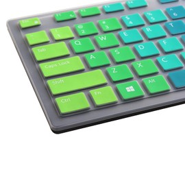 Keyboard Cover for Dell KM636 KB216 KB216t KB216d KB216p Wired & Wireless Keyboard, Dell Optiplex 5250 3050 3240 5460 7450 7050, Dell Inspiron Desktop 24" 27" 5400 5490 7700 7790 3475 3670 3477-RW