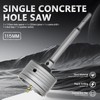 FROOOK 4-1/2" Concrete Hole Saw, Tungsten Steel Core Bit with