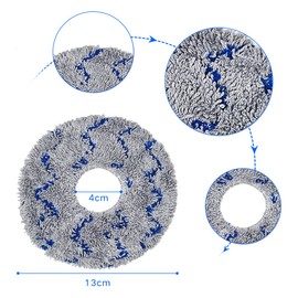 Home Times Vacuum Mop Replacement Pads for ECOVACS DEEBOT X1 Omni TURBO X1/ X1 Plus