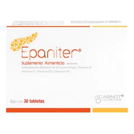 Epaniter Suplemento Alimenticio Con 30 Tabletas Sin Sabor