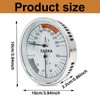 2-in-1 Sauna Thermometer & Hygrometer (Fahrenheit) for Sauna Rooms, 70-250℉