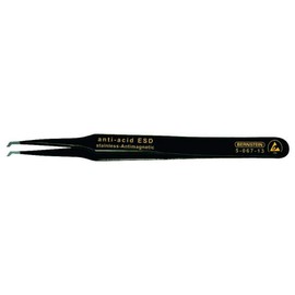 Bernstein 5-067-13 SMD Forceps 120 mm Angled Points 2 mm Wide with ESD Coating
