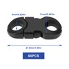 SING F LTD 60PCS Mini Safety Breakaway Buckles 27.8x11mm Aperture