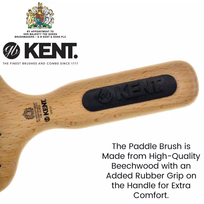Kent "Perfect For" Fine Pin Large Paddle Hair Brush