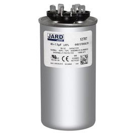 Round Capacitor 40 7.5 uf MFD 440 Volt Replaces GE Genteq Z97F9882 97F9882