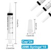 HXC Pack of 10 Syringes 20 ml, Disposable Syringes 20