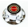 BB Auto New Wheel Hub Center Cap Chrome Red Replacement