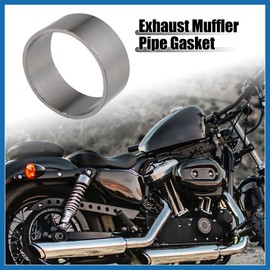 A ABSOPRO 55mm ID 60mm OD Motorcycle Exhaust Muffler Pipe Gasket Graphite Item Replacement