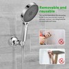 Uonlytech 2pcs Adjustable Shower Head Holders No Drill Showering Holder