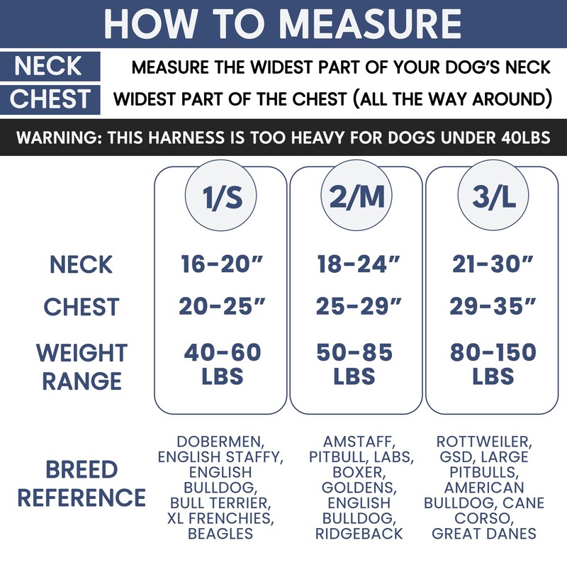 Spark Paws No Pull Dog Harness for Large Dogs, Heavy