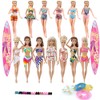 Lance Home Bikini for 29cm Dolls, 10pcs Swimwear Bikini Bathing