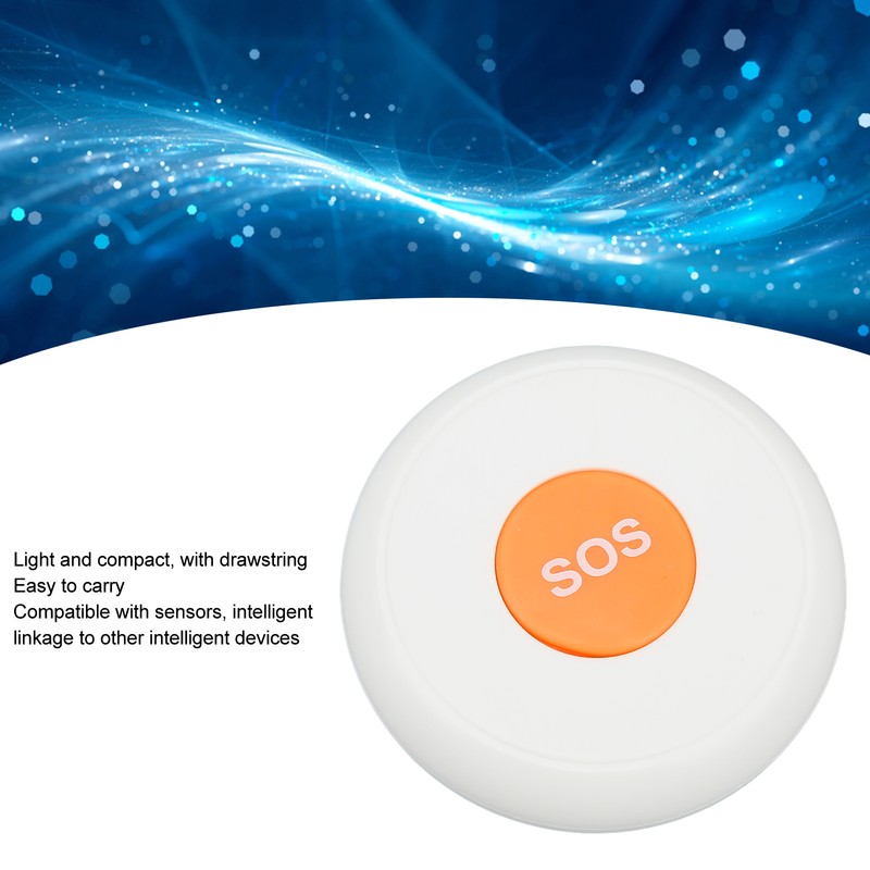 Smart SOS Emergency Button Alarm Portable Wireless ABS Intelligent Alarm