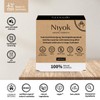 Niyok Natural Cosmetics Solid Moisturizing Face Wash Bar, For Normal