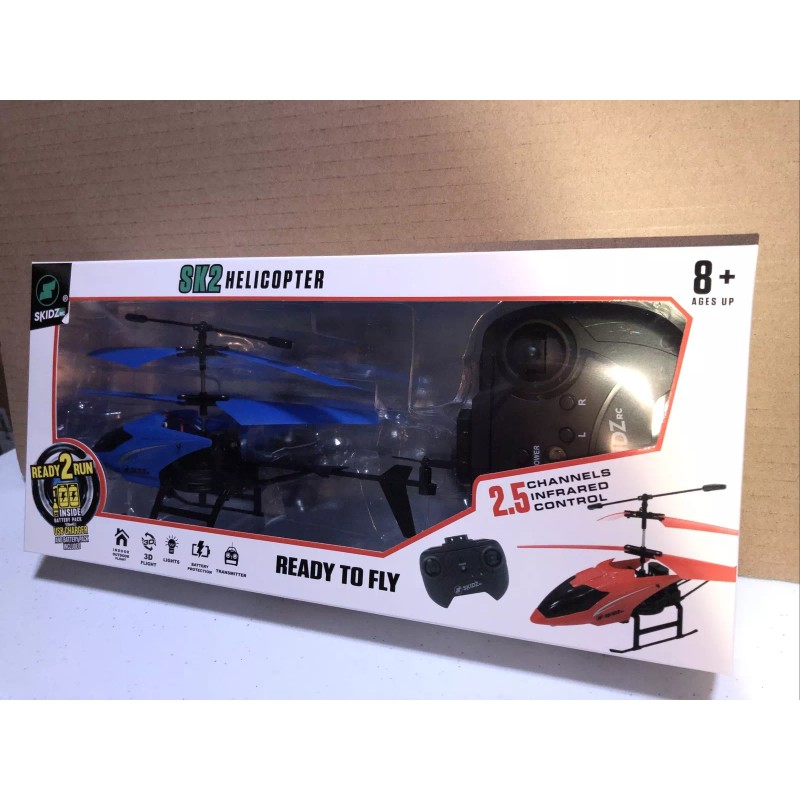 Skidz RC RED--BLUE--OR--YELLOW --Remote Control Helicopter Skidz RC SK2--Y C-NEW--