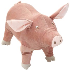 Cute Pig Plush Toy, Soft Toy Doll Cushion, Cartoon Children Accompany Cuddly Toy, Stuffed Toys, Washable, Safety Tested, for Children of All Ages (40 cm)