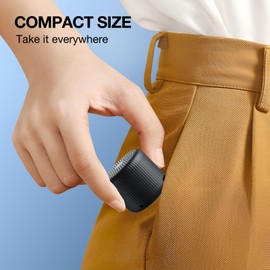 White Noise Machine Baby Portable Sound Machine,LEICEX Travel Sound Machine,15 Non-Looping Sound Timer and Memory Play, Mini White Noise Machine for Sleeping Office Travel （Black）