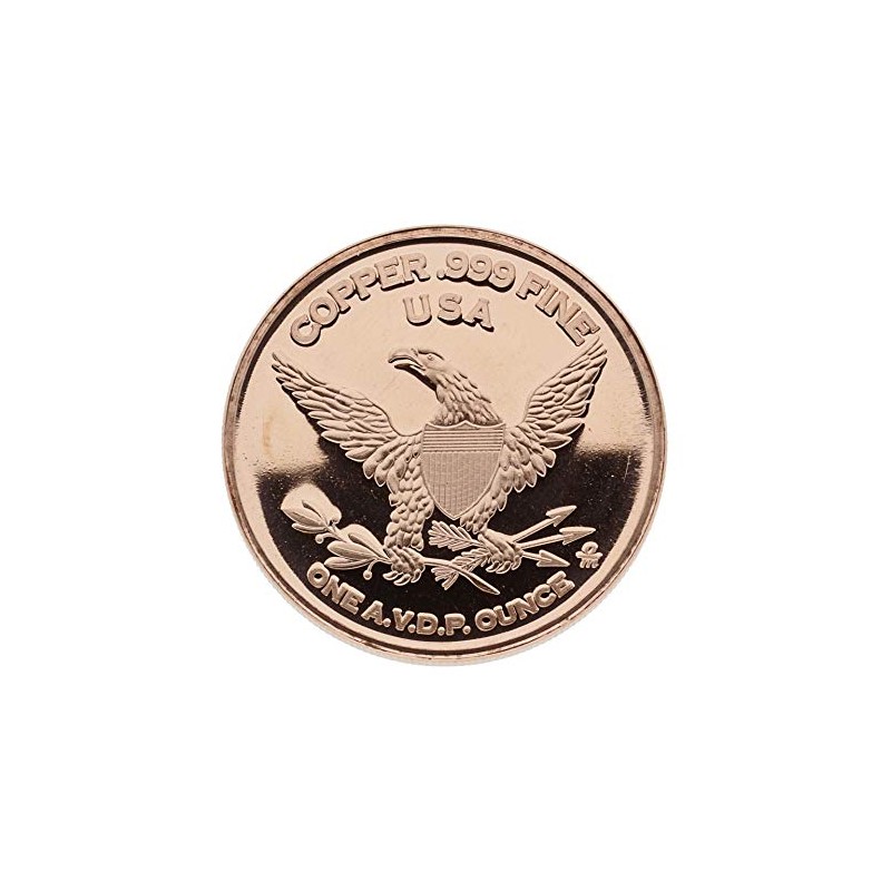 1 oz (AVDP) .999 fine copper coin "The Ice Age