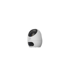 Beans View 2K WiFi Camera with Dual Lens, Indoor Surveillance Camera with Detection of Person, Pet and Waving Hand, Alexa Camera Supports Patrol Mode, 2-Way Audio (D220 3MP)