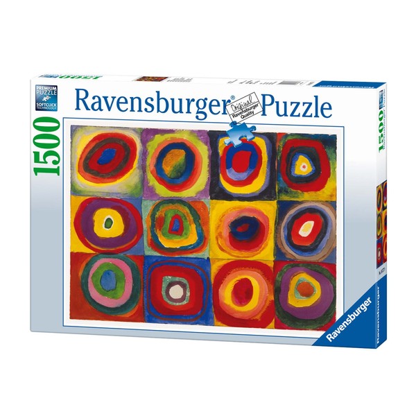 Ravensburger Kandinsky, Color Study of Squares and Circles, 1913 - 1500 Piece Puzzle