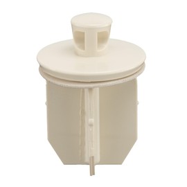 RecPro RV Drain Stopper | Fits 1 1/4" Drains | Plastic Material | Versatile Design | for Bathroom Bathtubs, Laundry Sinks & More (Parchment)