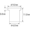 LOBTEX Blind Nut "Nut" (Flat Head, Aluminum) Eco Pack, Plate