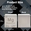 PFCKE Magnesium Cube Metal Density Cubes Pure Metal High Density