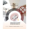 Bakpoco Stainless Steel Baby Plate with Suction, 9” Divided Toddler