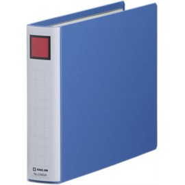 キングジム キングファイル B5 ヨコ 300枚収納 両開き 2463A 青