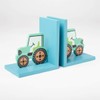Sass & Belle Green Tractor Bookends