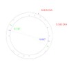 6.5" 6 1/2" Speaker Spacers Depth Extender Extending Rings -