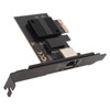 PCIe Network Card 10/100/1000/2500Mbps Gold Plated Pin Aluminium Alloy Gigabit