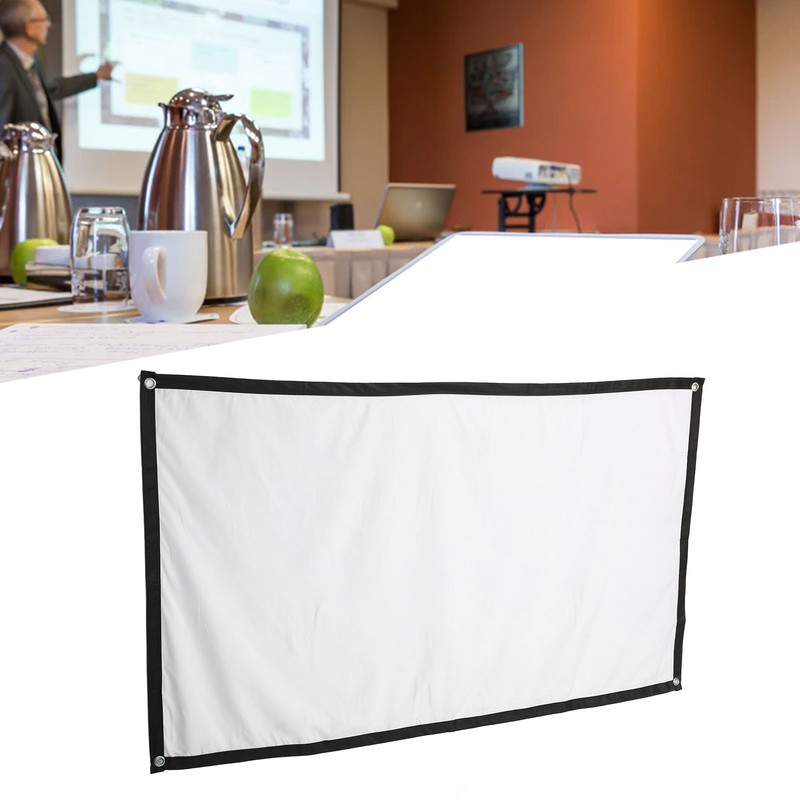 84inch Projector Screen 16:9 HD Projection Screen with Hook for