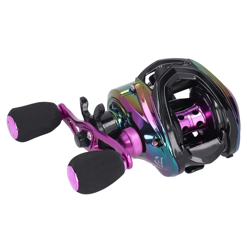 High Speed Ratio 8.1:1 Baitcasting Fishing Reel Metal Lightweight Casting