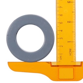 Inductor Coil Ring 2Pcs 61x35x12.7mm Portable Black Ferrite Rings Practical Toroid Core Iron