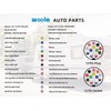 Woola 1.6m Trailer Extension Lead,12V Spiral Trailer Line 7pin Male
