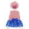 4th of July Dog Dress, Uncle Sam Costume for Pets,