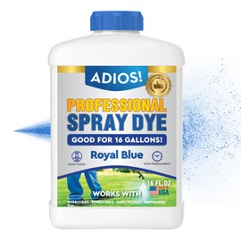 Adios! Professional Blue Spray Dye Marker, (16oz), Indicator for Grass and Lawn Care, Safe for Mixing
